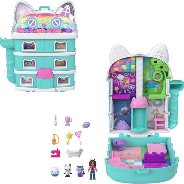 Polly Pocket x Gabby\'s Dollhouse Μίνι Κουκλόσπιτο (JFV02)