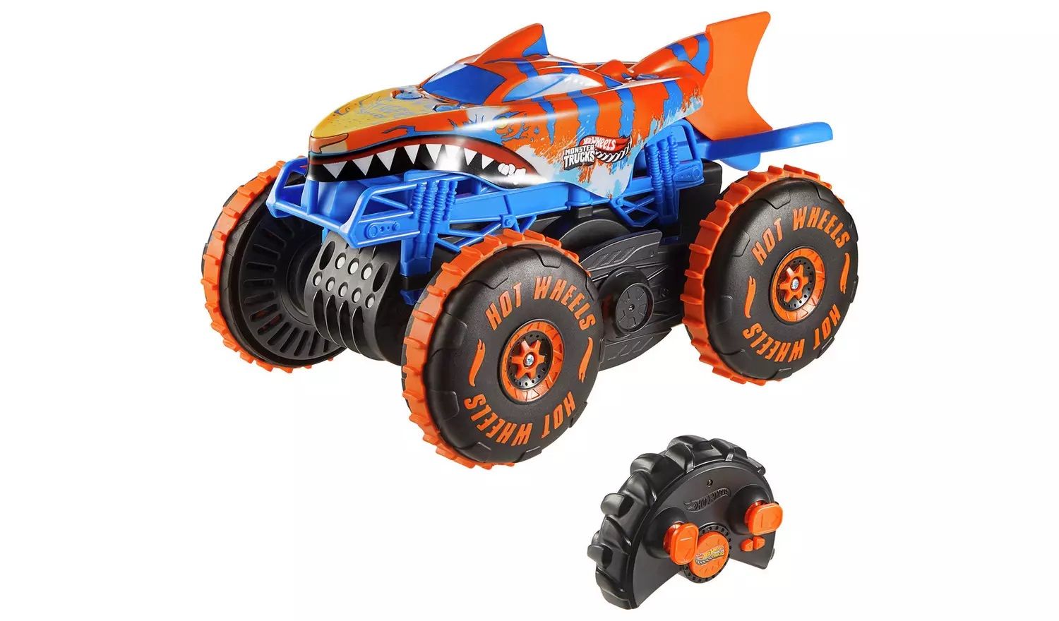 Hot Wheels RC Monster Trucks Tiger Shark Που Σκαρφαλώνει 1:15 (JFR39)