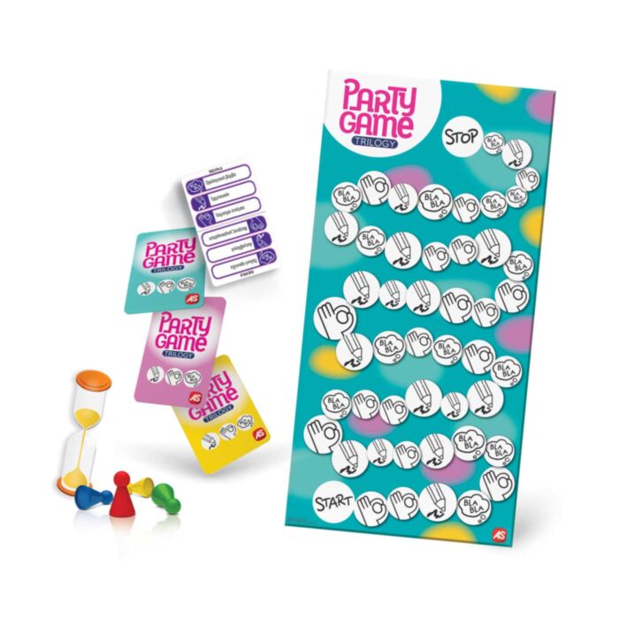 AS Games Επιτραπέζιο Παιχνίδι Party Game Trilogy Για Ηλικίες 8+ Χρονών (1040-25148)