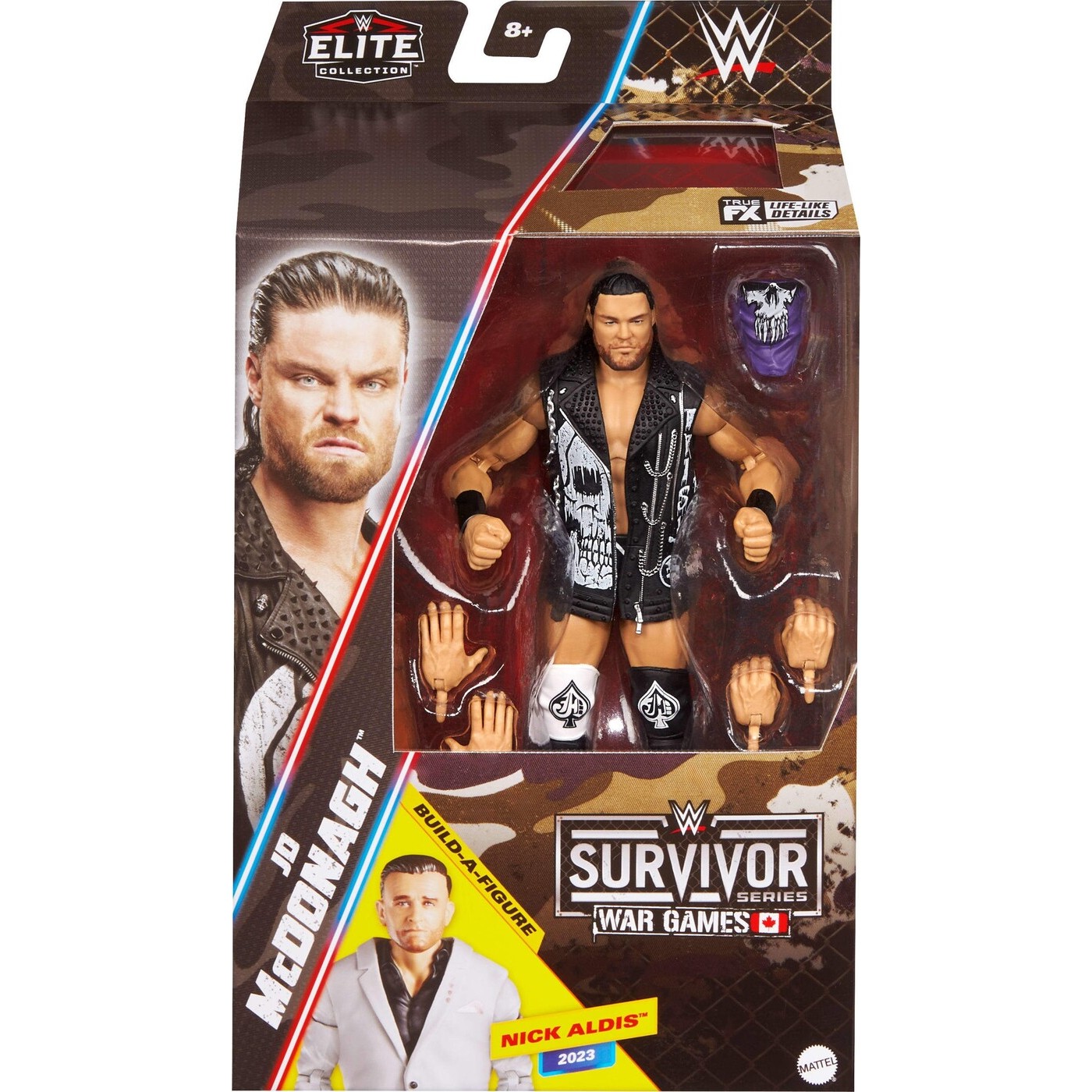 Mattel WWE Φιγούρα 17εκ Elite Collection Survivor Series War Games JD McDonagh (HVF76/JCJ60)