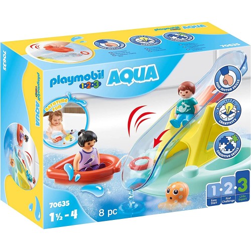 1.2.3 Aqua Water Νησάκι με νερο-τραμπάλα και βαρκούλα (70635)