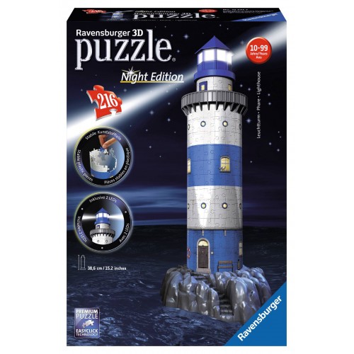 3d Puzzle Night Edition 216 Τεμ. Φάρος