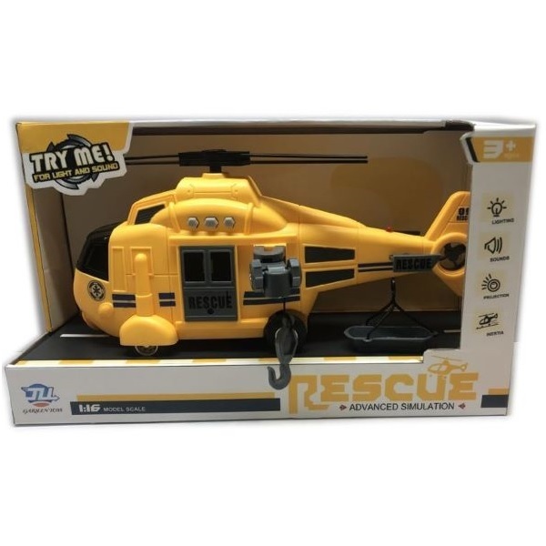 Ελικόπτερο Διάσωσης 1:16 Με Ήχο Και Φως