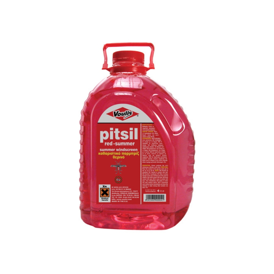 Απεντομοτικό Παρμπρίζ Pitsil Red 4lt