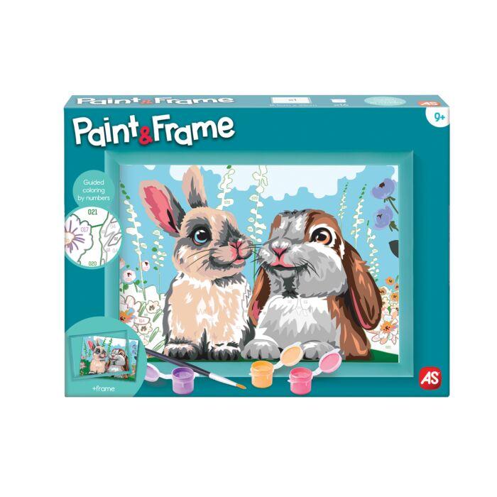 AS Company Paint & Frame Ζωγραφίζω Με Αριθμούς Cute Bunnies (1038-41011)