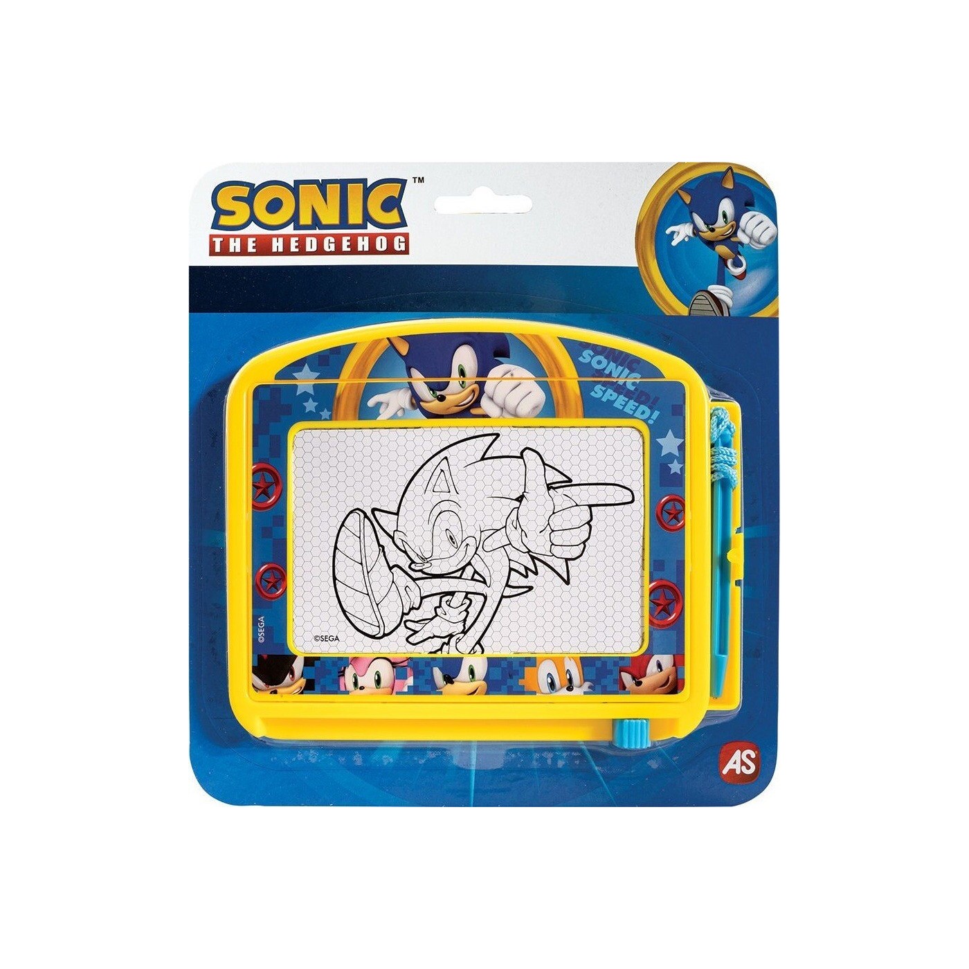 As Company Πίνακας Γράψε - Σβήσε Travel Sonic The Hedgehog (1028-13068)