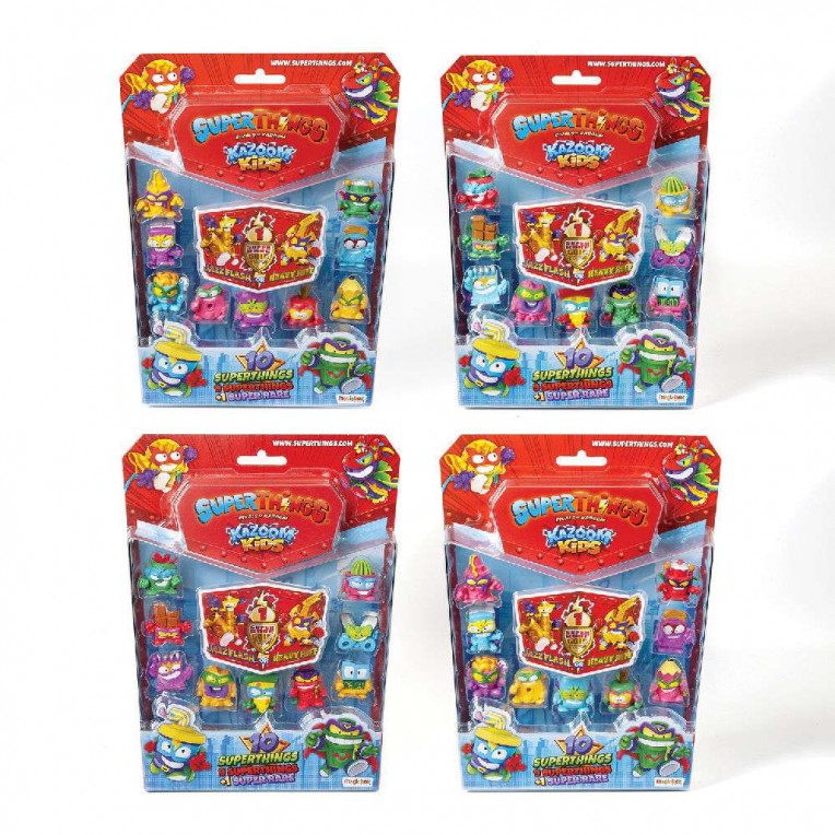 Superzings Kazoom Kids 9+1 Φιγούρες Blister (1013-61136)