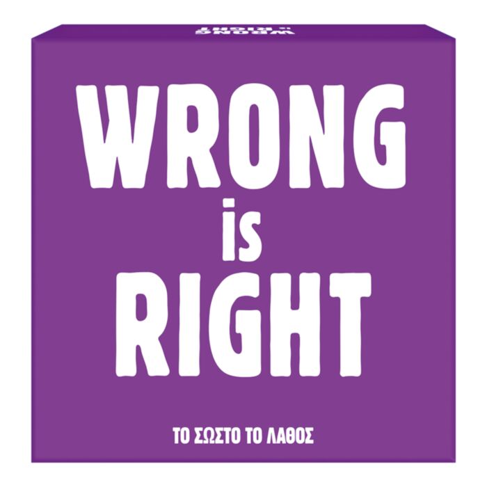 AS Games Επιτραπέζιο Παιχνίδι Gift Games Wrong Is Right (1040-24801)