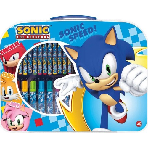 AS Σετ Ζωγραφικής Art Case Sonic The Hedgehog (1023-66231)