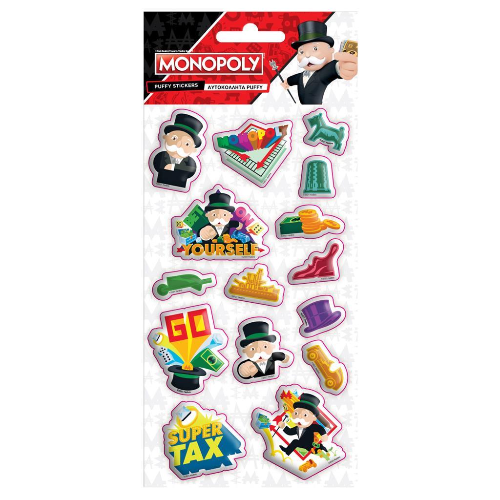 Αυτοκόλλητα Puffy 10 x 22 εκ Monopoly (000483029)