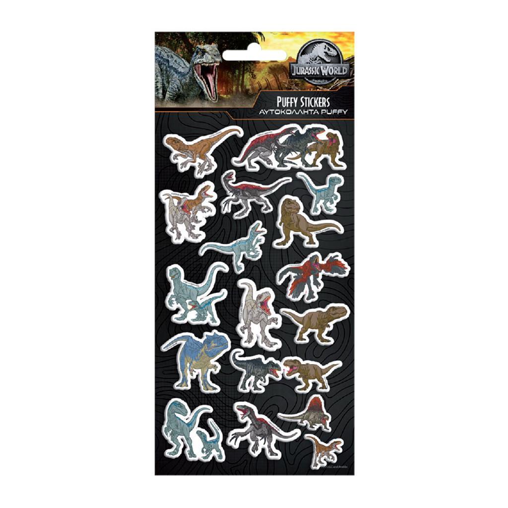 Αυτοκόλλητα Puffy Jurassic World 10x22cm (000570993)