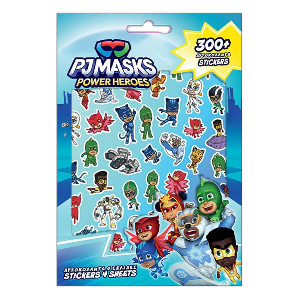 Αυτοκόλλητα σε Μπλοκ PJ Masks 300 τμχ (000484309)