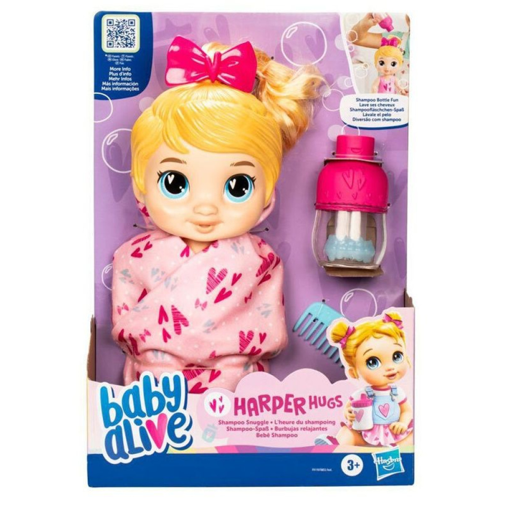 Baby Alive Shampoo Snuggle Bldh Harper (F9119)