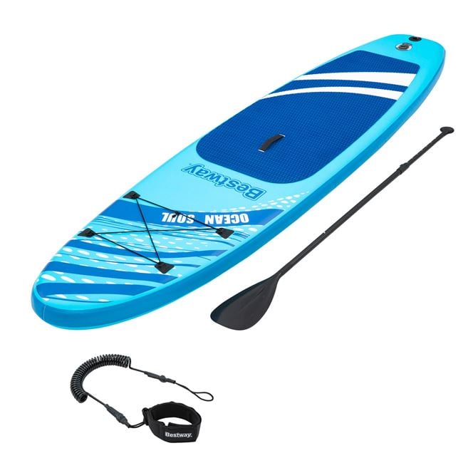 Bestway Φουσκωτή Σανίδα SUP 320x84x15cm & Τσάντα Μεταφοράς (6531T)
