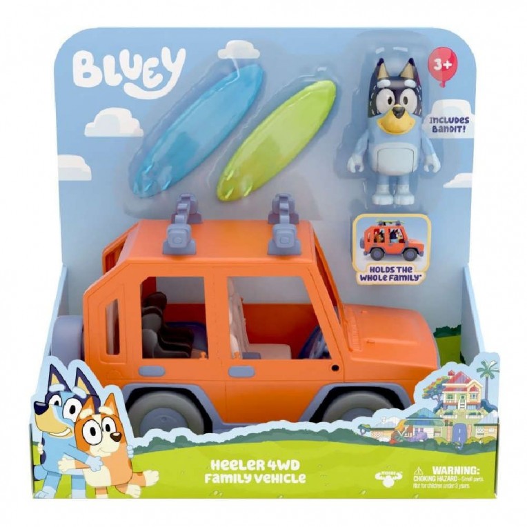 Bluey Family Cruiser Αυτοκίνητο 2 τμχ (BLY03010)