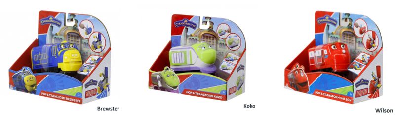 Chuggington Pop & Transform 3 Σχέδια (890100)