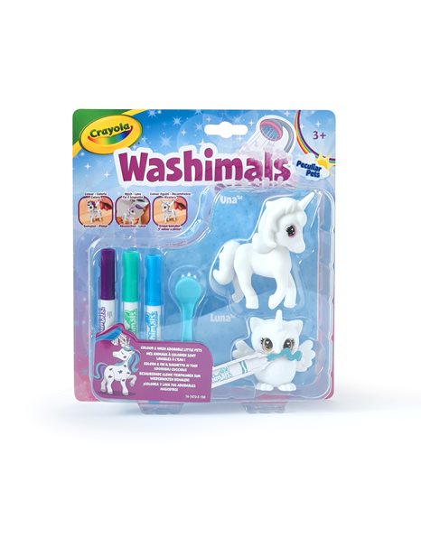 Crayola Washimals Μονόκερος Και Κουκουβάγια (74-7473)