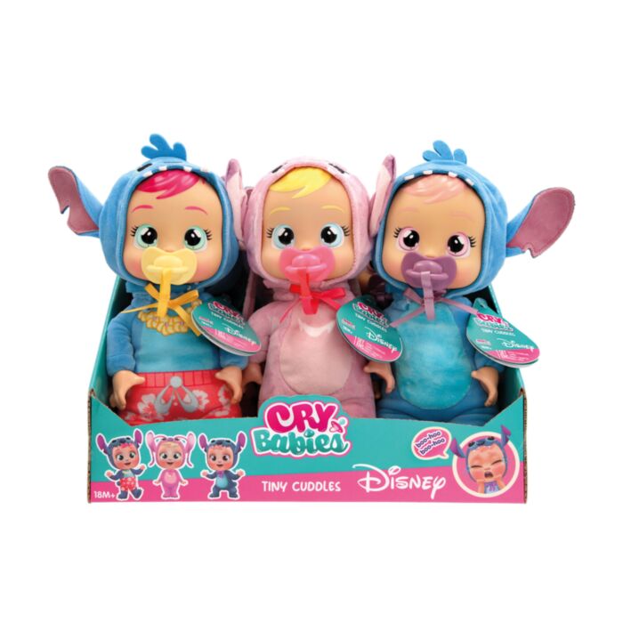 Cry Babies Tiny Cuddles Disney Stitch Διαδραστική Κούκλα Κλαίει Με Αληθινά Δάκρυα (4104-92329)