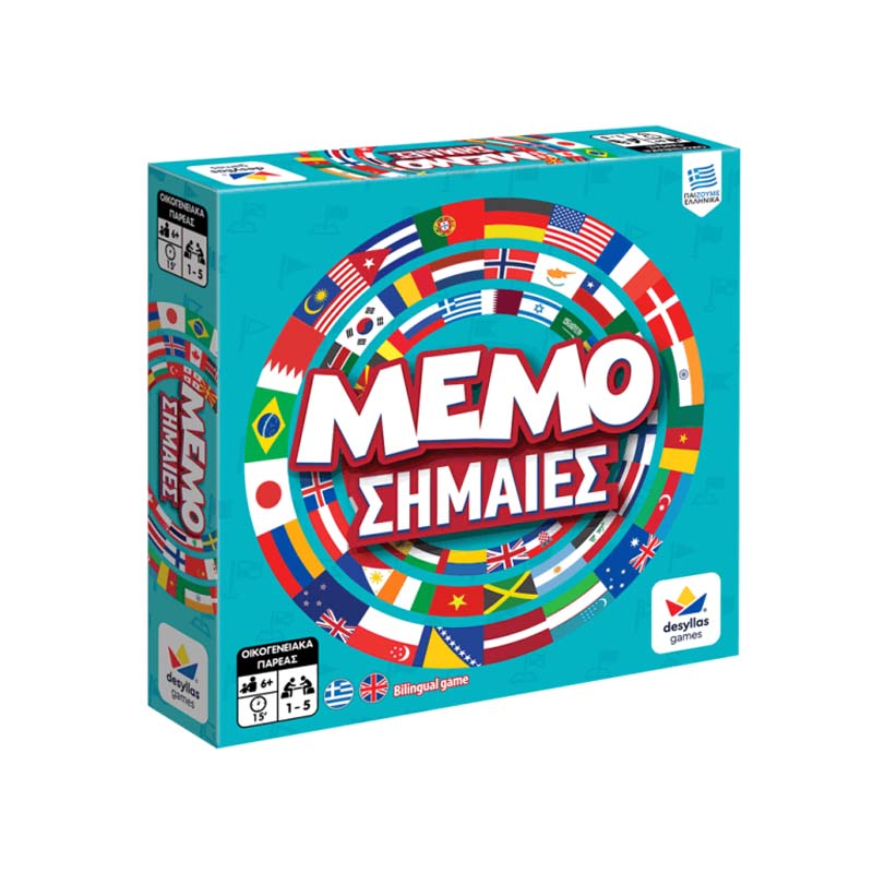 Desyllas Επιτραπέζιο Memo Σημαίες (100796)