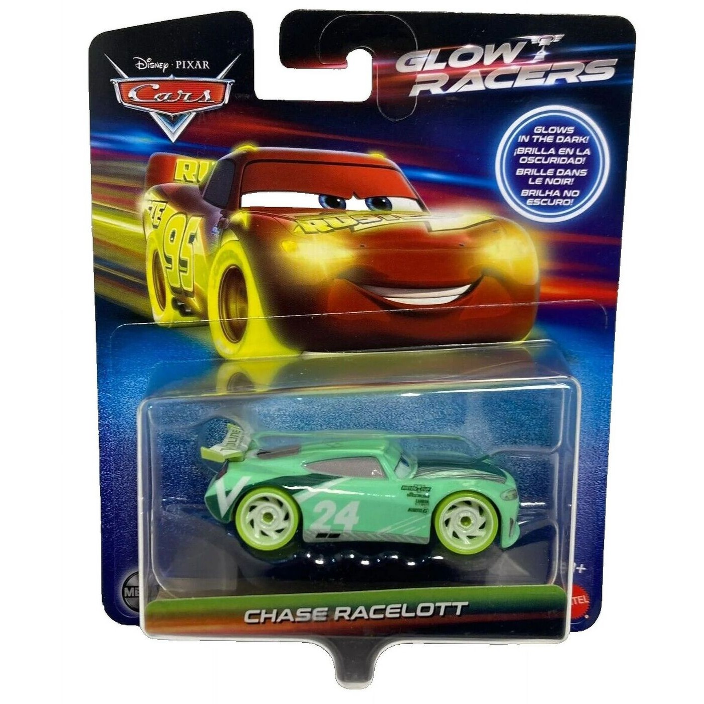 Disney Pixar Cars Night Racers Die-Cast Αυτοκινητάκι Chase Racelott (HPG76/HYM84)