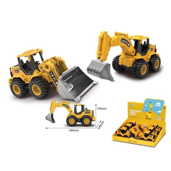 Δομικό Όχημα Μπουλντόζα - Εκσκαφέας Friction 2 Σχέδια