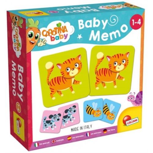 Επιτραπέζιο Carotina Baby Memo The Animals (80045)