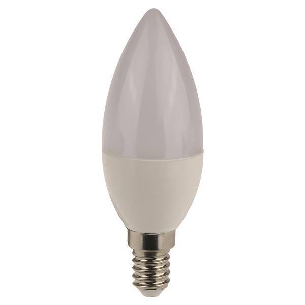 Eurolamp Λάμπα Led Κερί 6W E14 3000K 220-240V 3ΤΜΧ Blister (180-80362)