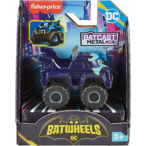 Fisher Price Batwheels Οχήματα Buff The Bat-Truck (HML12/HML18)