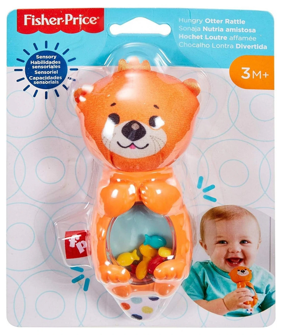 Fisher-Price Ζωάκια Κουδουνίστρες – Βίδρα (GHL23/FXC21)