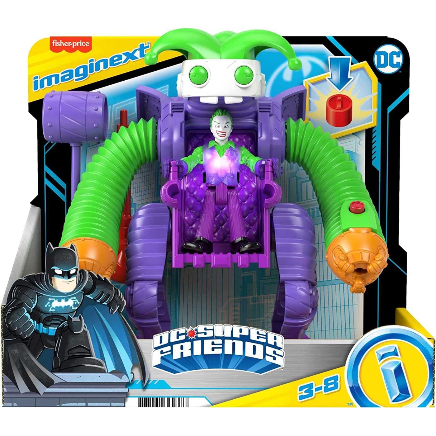 Fisher Price Imaginext DC Super Friends The Joker Battling Robot (M5649/HGX80)