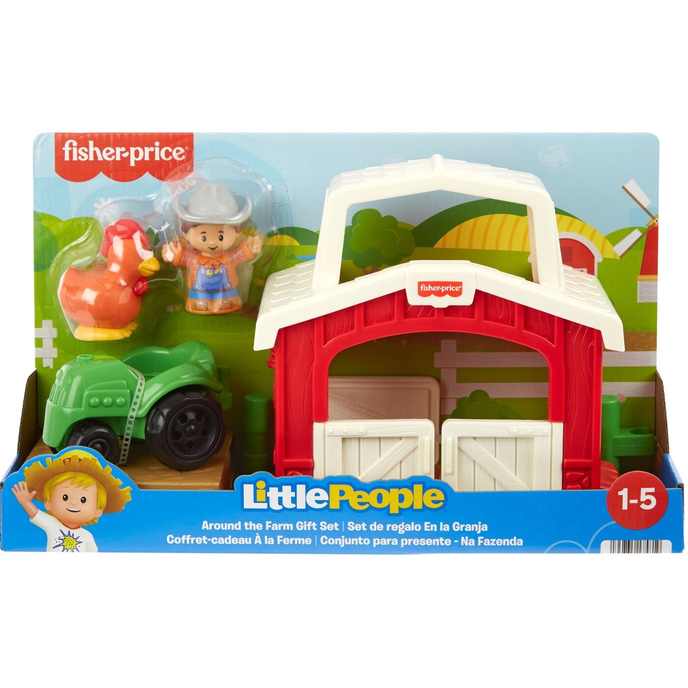 Fisher Price Little People® Around the Farm Gift Set Μίνι Φάρμα (HRG28)