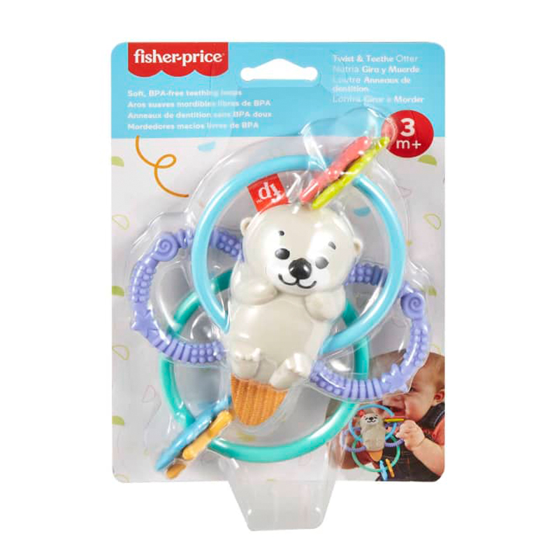 Fisher-Price Παιχνίδι Οδοντοφυΐας Σιλικόνης Βίδρα (HJW12)