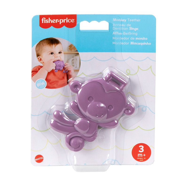 Fisher Price Ζωάκια Οδοντοφυΐας - Μαϊμουδίτσα (JFJ95/JFJ96)