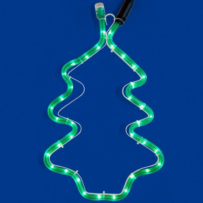 Φωτοσωλήνας Έλατο Πράσινο 32X23cm