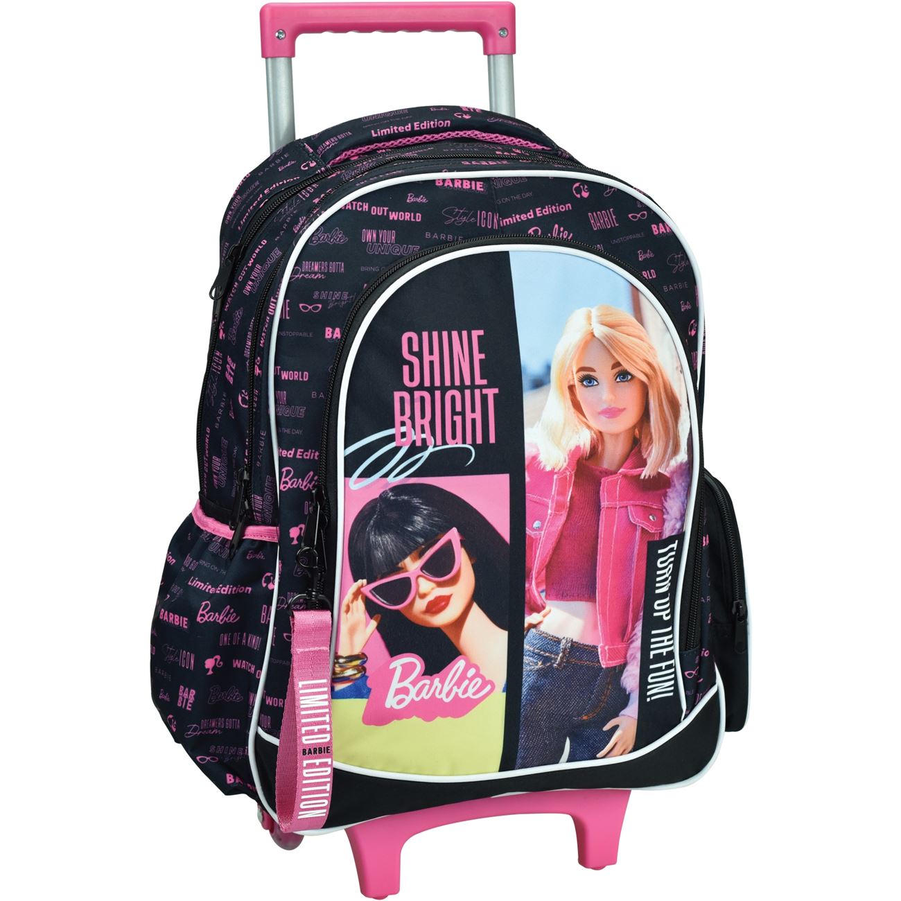 Gim Σχολική Τσάντα Τρόλεϊ Δημοτικού Barbie Core (349-92074)