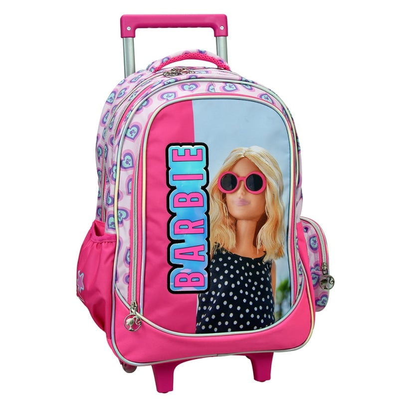 Gim Σχολική Τσάντα Τρόλεϊ Δημοτικού Barbie Holographic (349-86074)
