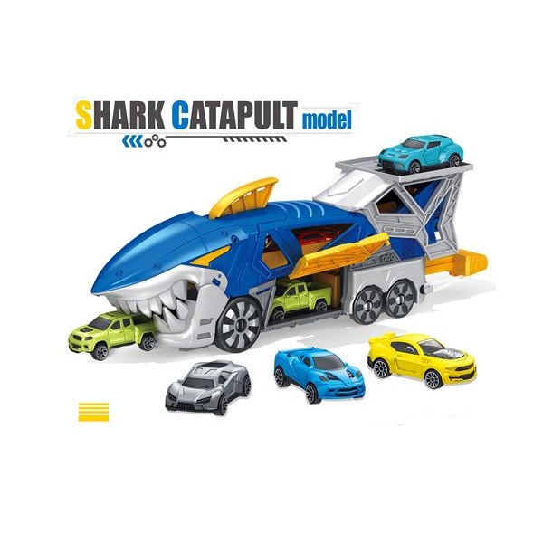 Γκαράζ Καρχαρίας Με 2 Οχήματα 34cm