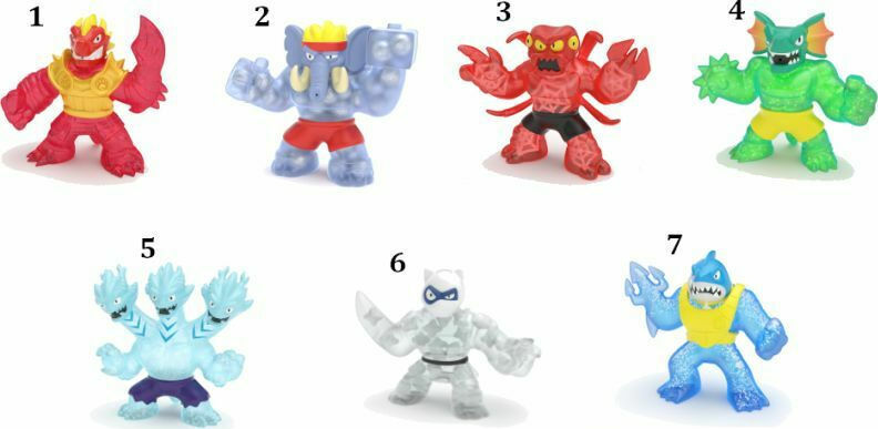 Goo Jit Zu S3 Dino Power Hero Single Pack (6/7 Σχέδια)