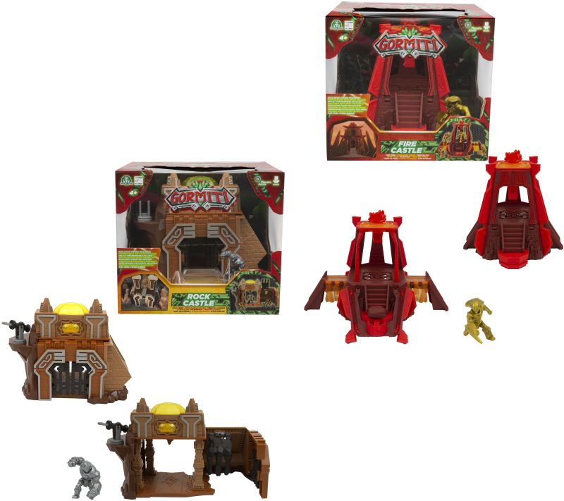 Gormiti S2 Mini Playset Βράχος Και Φωτιά - 2 Σχέδια (GRE07000)