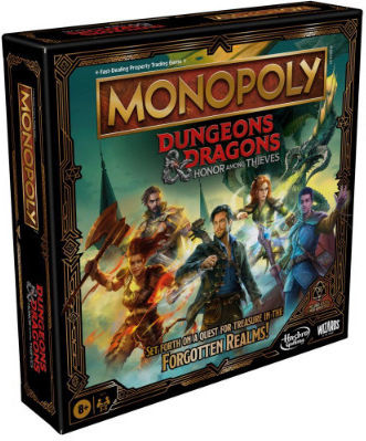 Hasbro Επιτραπέζιο Monopoly Dungeons And Dragons Honor Among Thieves (F6219)