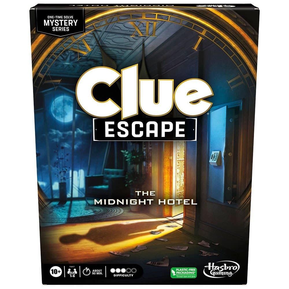 Hasbro Επιτραπέζιο Παιχνίδι Cluedo Escape The Midnight Hotel (F6417110)