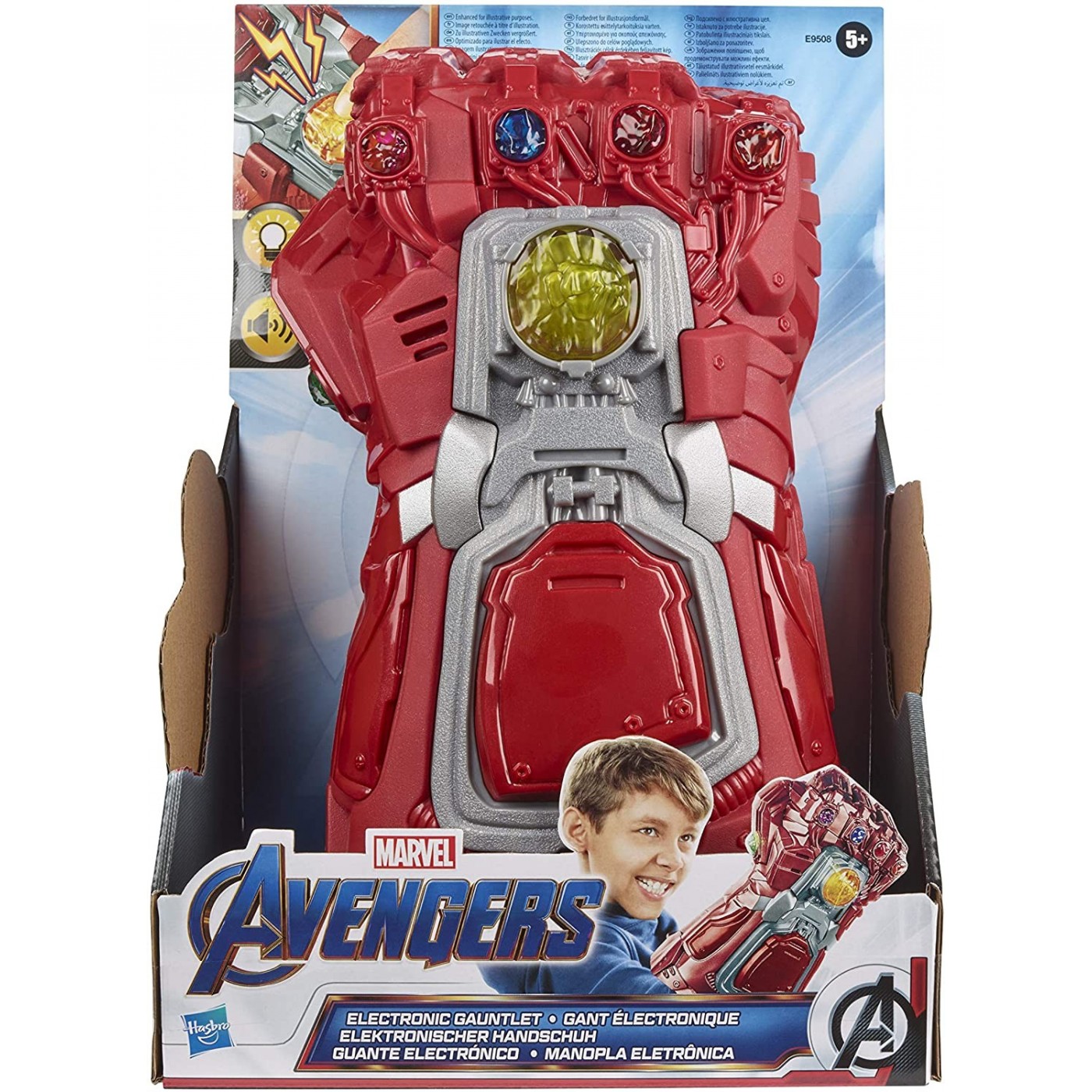 Hasbro Marvel Avengers: Endgame Red Infinity Gauntlet Electronic Fist Ηλεκτρονική Γροθιά (E9508)