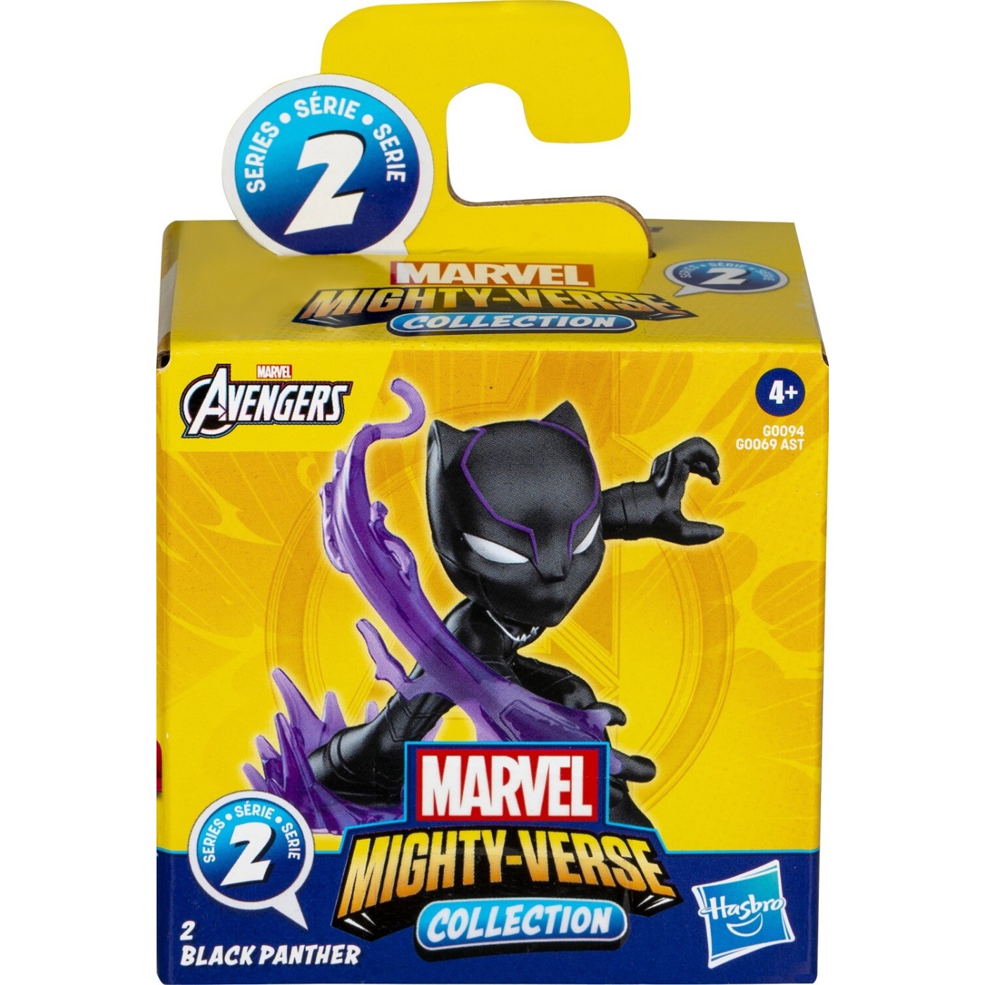 Hasbro Marvel Avengers Παιδική Φιγούρα Black Panther 6 Εκ. (G0069/G0094)