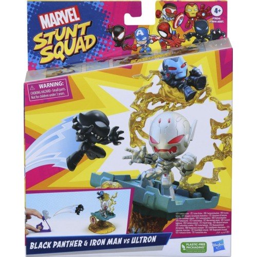 Hasbro Marvel Stunt Squad – Black Panther & Ironman vs Ultron (F7814/F7834)