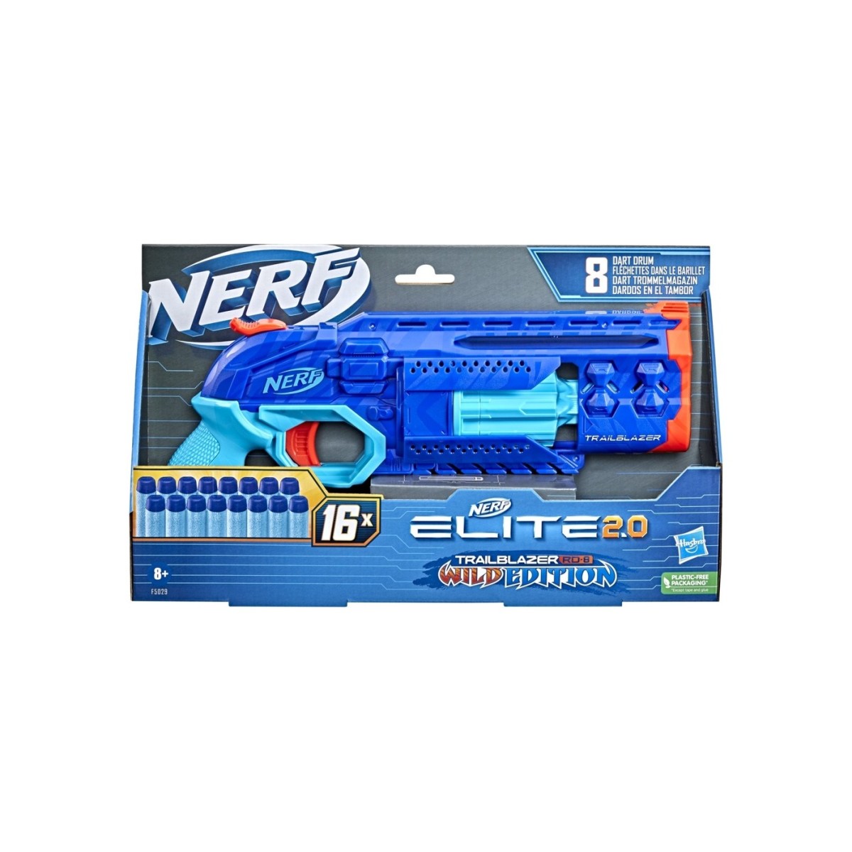 Hasbro Nerf Elite 2.0 Wild Edition Trailblazer RD-8 (F5029)