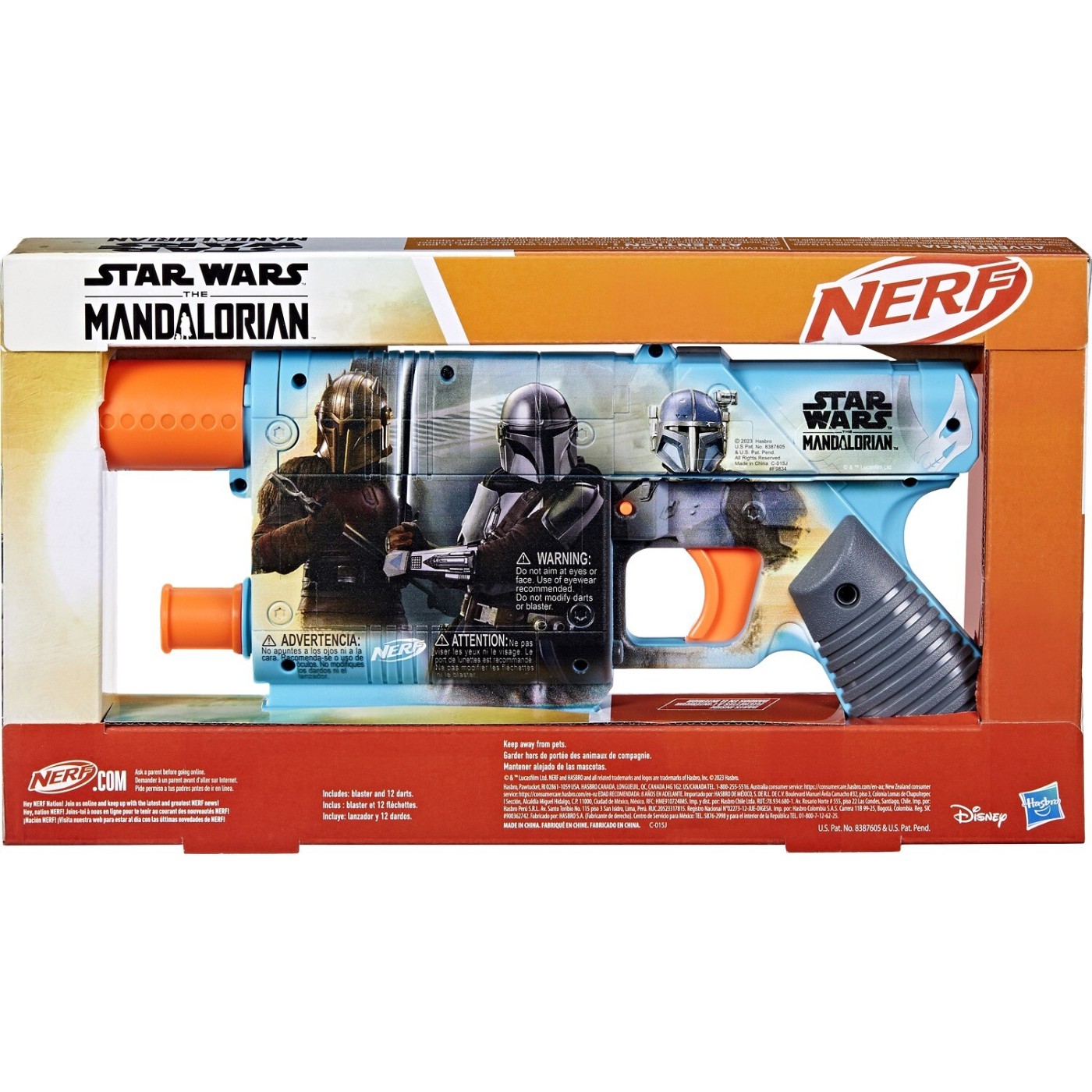 Hasbro Nerf Star Wars The Mandalorian Dart Blaster (F9834)