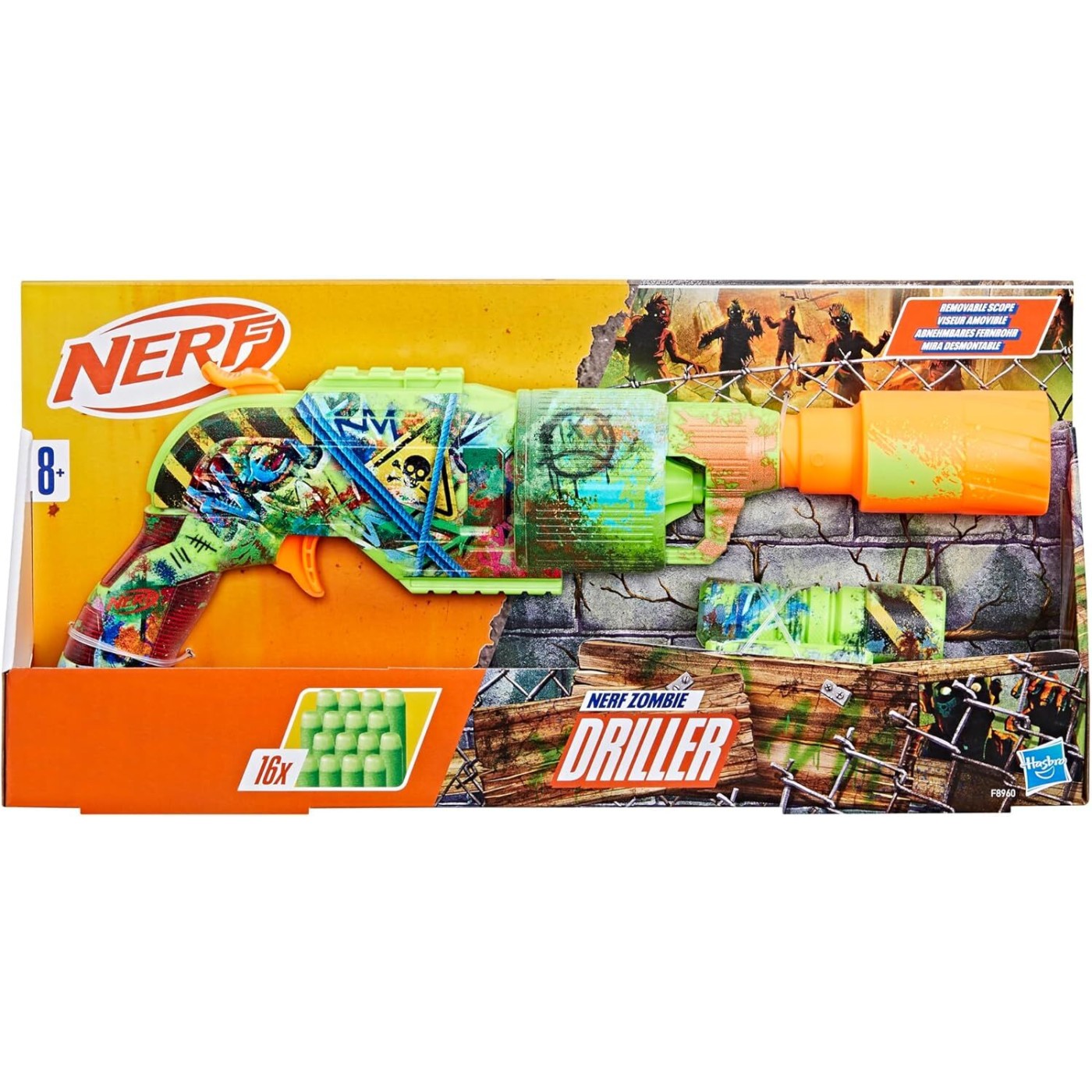 Hasbro Nerf Zombie Driller (F8960)