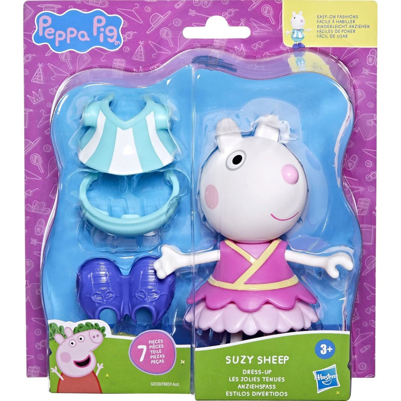 Hasbro Peppa Pig & Friends Φιγούρα Dress Up Suzy Sheep 15cm (F8859/G0330)