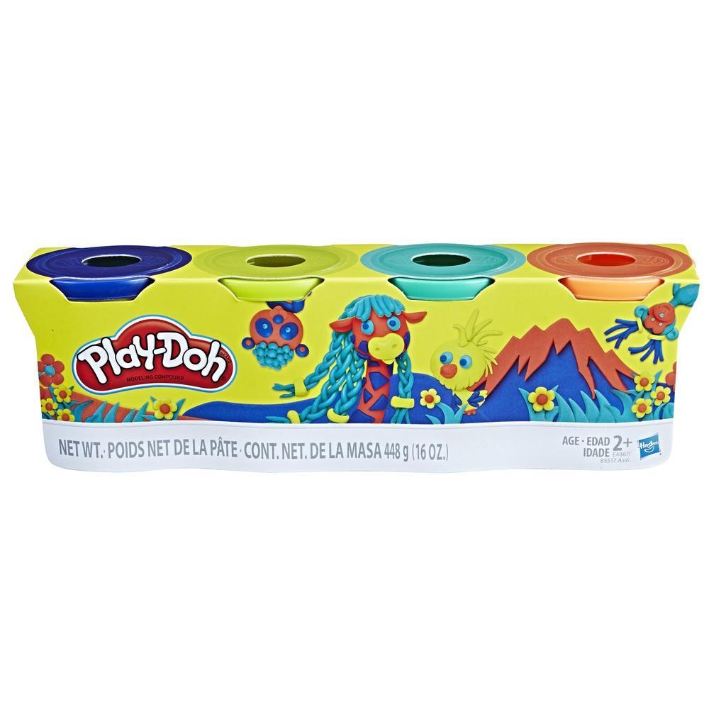 Hasbro Play-Doh 4 Βαζάκια (B5517/E4867)