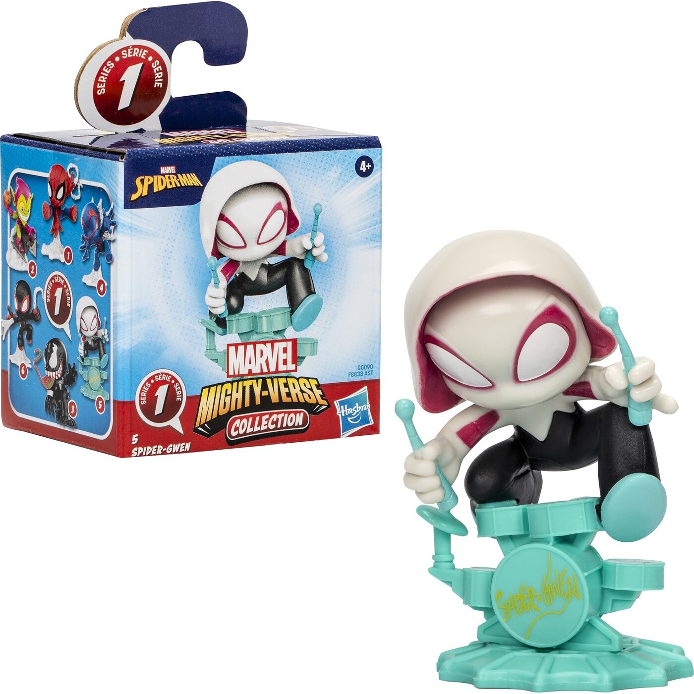 Hasbro Spiderman Marvel Spider-Man Mighty-Verse Collection Series 1 Gwen (F8838/G0090)